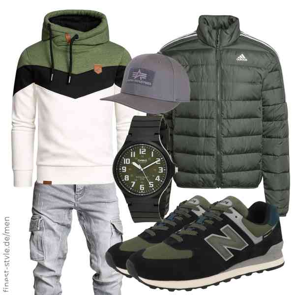 Top herren-Outfit im Finest-Trend-Style für ein selbstbewusstes Modegefühl mit tollen Produkten von adidas,Amaci&Sons,Amaci&Sons,Casio,ALPHA INDUSTRIES,New Balance