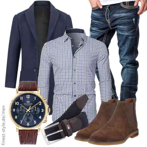 Top herren-Outfit im Finest-Trend-Style für ein selbstbewusstes Modegefühl mit tollen Produkten von Allthemen,APOONABA,Amaci&Sons,Tommy Hilfiger,Tommy Hilfiger,Clarks