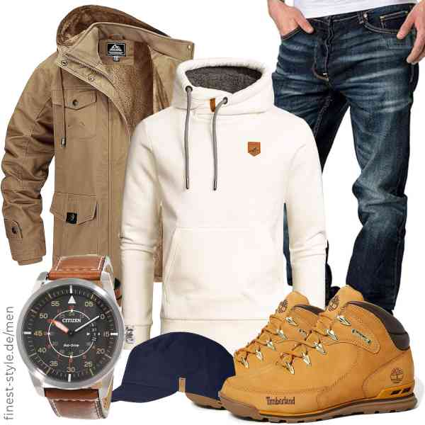 Top herren-Outfit im Finest-Trend-Style für ein selbstbewusstes Modegefühl mit tollen Produkten von MAGCOMSEN,Amaci&Sons,Amaci&Sons,CITIZEN,Fjällräven,Timberland