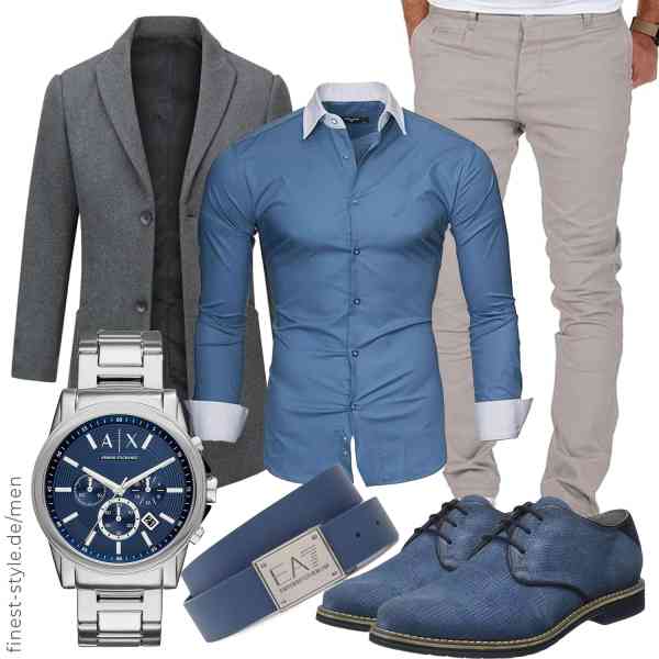 Top herren-Outfit im Finest-Trend-Style für ein selbstbewusstes Modegefühl mit tollen Produkten von Allthemen,Kayhan,Amaci&Sons,Armani Exchange,Emporio Armani,bugatti