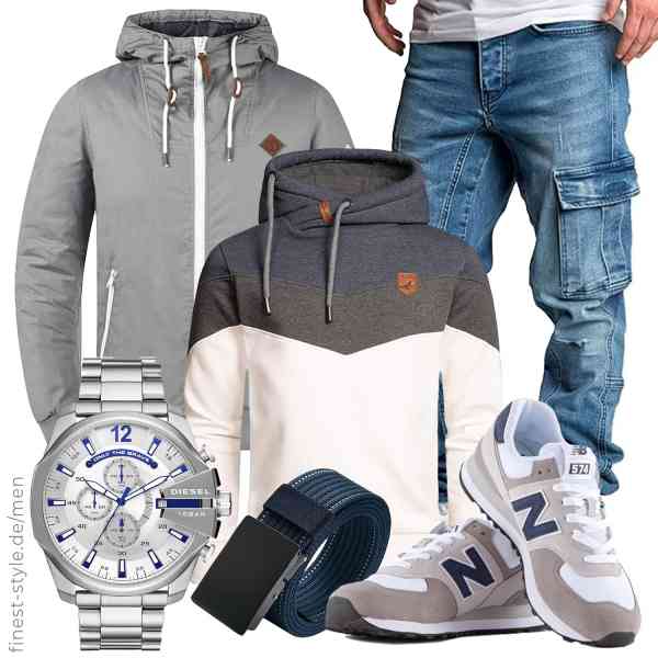 Top herren-Outfit im Finest-Trend-Style für ein selbstbewusstes Modegefühl mit tollen Produkten von Solid,Amaci&Sons,Amaci&Sons,Diesel,LionVII,New Balance