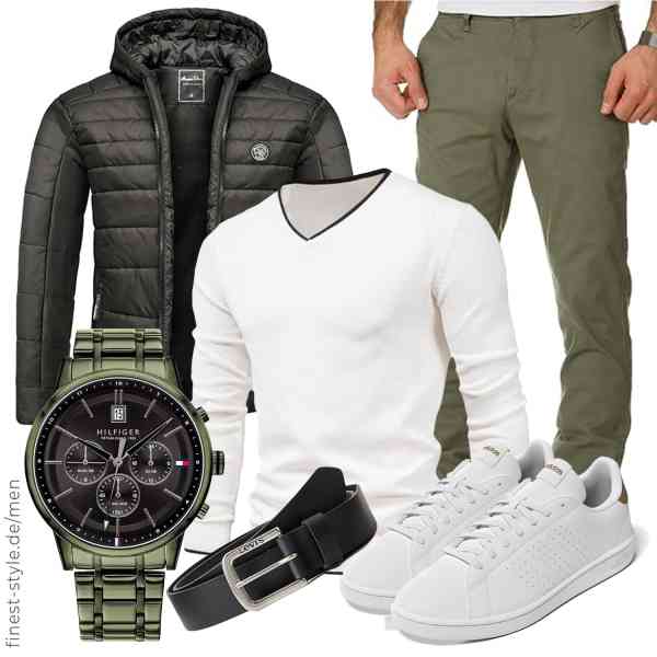 Top herren-Outfit im Finest-Trend-Style für ein selbstbewusstes Modegefühl mit tollen Produkten von Amaci&Sons,Feziakuk,Amaci&Sons,Tommy Hilfiger,Levi's,adidas