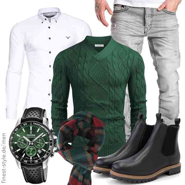 Top herren-Outfit im Finest-Trend-Style für ein selbstbewusstes Modegefühl mit tollen Produkten von COOFANDY,Kayhan,Amaci&Sons,Festina,Rotfuchs,Travelin'