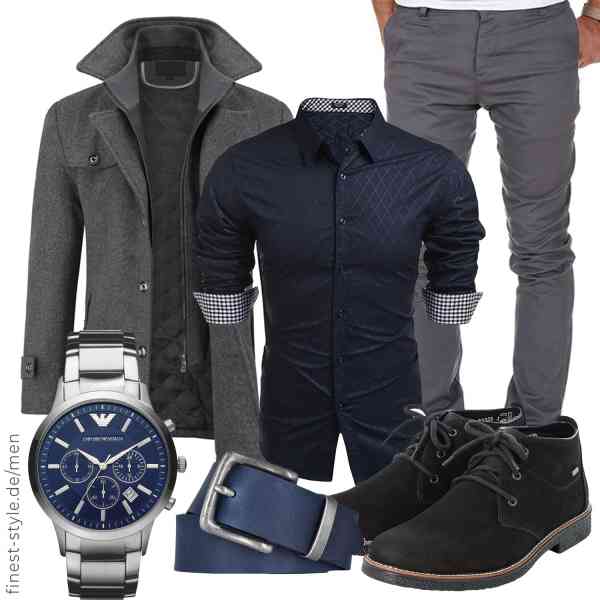 Top herren-Outfit im Finest-Trend-Style für ein selbstbewusstes Modegefühl mit tollen Produkten von Allthemen,COOFANDY,Amaci&Sons,Emporio Armani,Mytem-Gear,Rieker