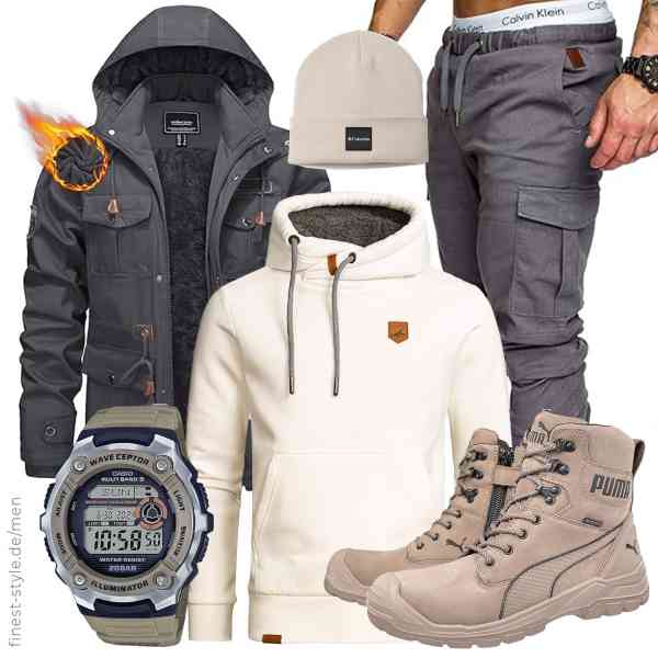 Top herren-Outfit im Finest-Trend-Style für ein selbstbewusstes Modegefühl mit tollen Produkten von KEFITEVD,Amaci&Sons,Amaci&Sons,Casio,Columbia,PUMA