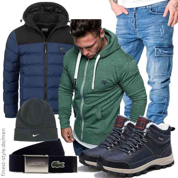 Top herren-Outfit im Finest-Trend-Style für ein selbstbewusstes Modegefühl mit tollen Produkten von Indicode,Amaci&Sons,Amaci&Sons,Nike,Lacoste,ARRIGO BELLO