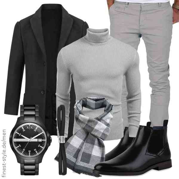 Top herren-Outfit im Finest-Trend-Style für ein selbstbewusstes Modegefühl mit tollen Produkten von Allthemen,COOFANDY,Amaci&Sons,Armani Exchange,EUPSIIU,VAN HILL