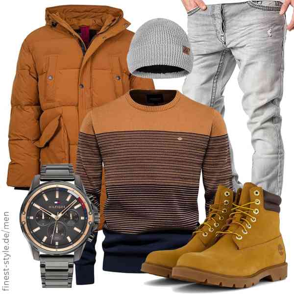 Top herren-Outfit im Finest-Trend-Style für ein selbstbewusstes Modegefühl mit tollen Produkten von Indicode,BeerMmay,Amaci&Sons,Tommy Hilfiger,DANISH ENDURANCE,Timberland