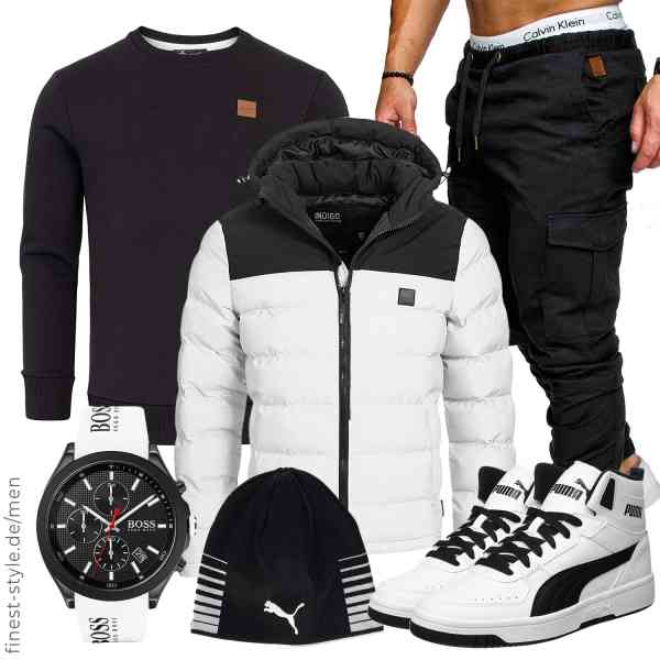 Top herren-Outfit im Finest-Trend-Style für ein selbstbewusstes Modegefühl mit tollen Produkten von Indicode,Amaci&Sons,Amaci&Sons,BOSS,PUMA,PUMA