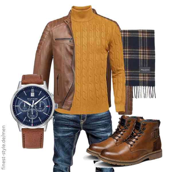 Top herren-Outfit im Finest-Trend-Style für ein selbstbewusstes Modegefühl mit tollen Produkten von Amaci&Sons,COOFANDY,Amaci&Sons,Tommy Hilfiger,Marc O'Polo,Bruno Marc