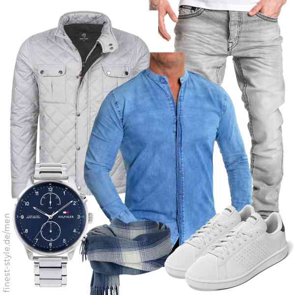 Top herren-Outfit im Finest-Trend-Style für ein selbstbewusstes Modegefühl mit tollen Produkten von Rock Creek,D&R Fashion,Amaci&Sons,Tommy Hilfiger,GADXE,adidas