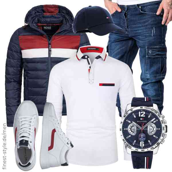 Top herren-Outfit im Finest-Trend-Style für ein selbstbewusstes Modegefühl mit tollen Produkten von Indicode,LIUPMWE,Amaci&Sons,Tommy Hilfiger,Tommy Hilfiger,MARCO TOZZI