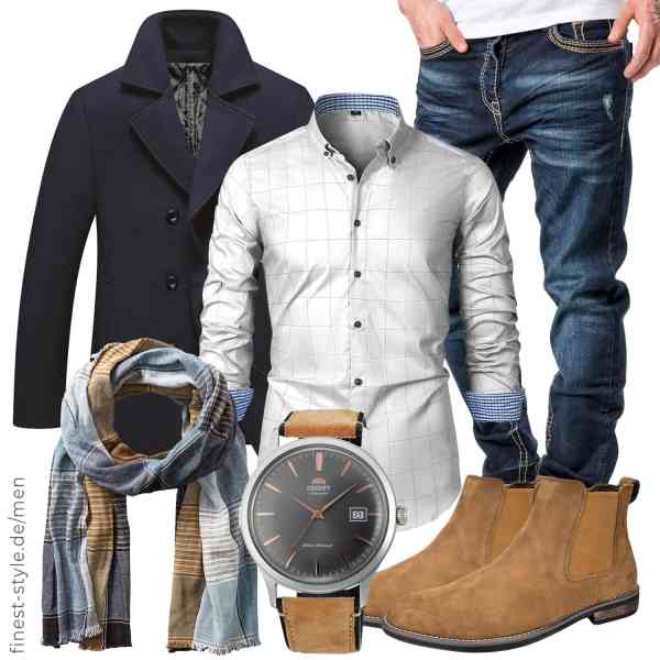 Top herren-Outfit im Finest-Trend-Style für ein selbstbewusstes Modegefühl mit tollen Produkten von FTCayanz,Elegancity,Amaci&Sons,Orient,camel active,Bruno Marc