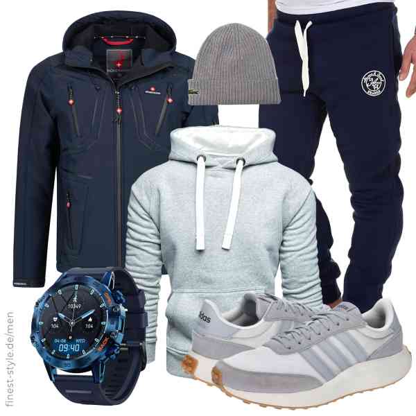 Top herren-Outfit im Finest-Trend-Style für ein selbstbewusstes Modegefühl mit tollen Produkten von Höhenhorn,Amaci&Sons,Amaci&Sons,SoPrii,Lacoste,adidas