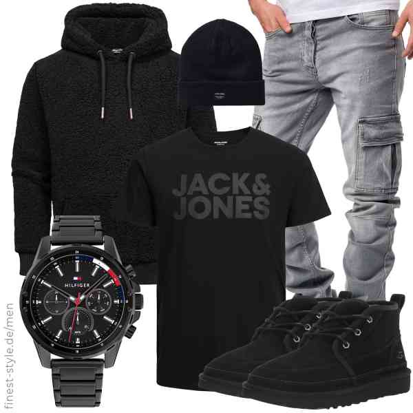 Top herren-Outfit im Finest-Trend-Style für ein selbstbewusstes Modegefühl mit tollen Produkten von Amaci&Sons,JACK & JONES,Amaci&Sons,Tommy Hilfiger,JACK & JONES,UGG