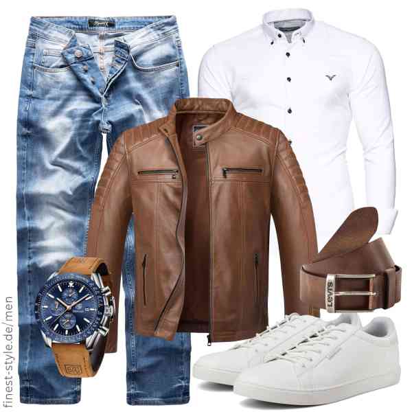 Top herren-Outfit im Finest-Trend-Style für ein selbstbewusstes Modegefühl mit tollen Produkten von Amaci&Sons,Kayhan,REPUBLIX,BY BENYAR,Levi's,JACK & JONES