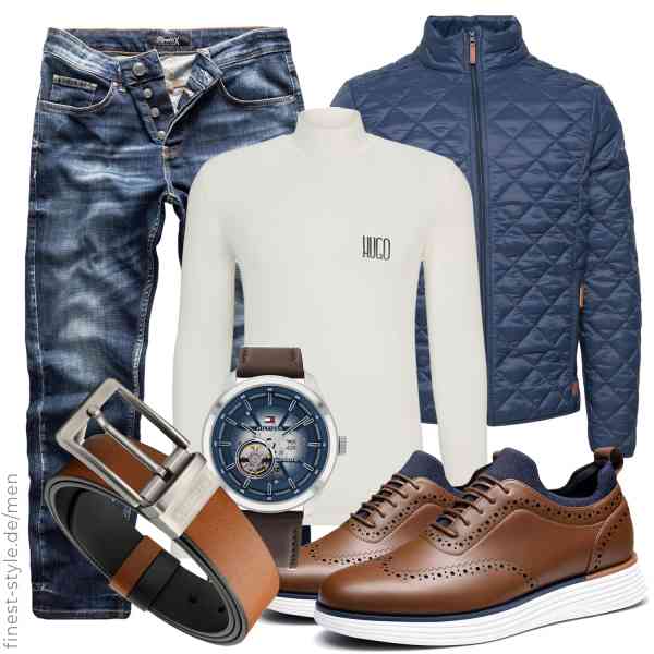 Top herren-Outfit im Finest-Trend-Style für ein selbstbewusstes Modegefühl mit tollen Produkten von b BLEND,HUGO,REPUBLIX,Tommy Hilfiger,CHAOREN,Bruno Marc