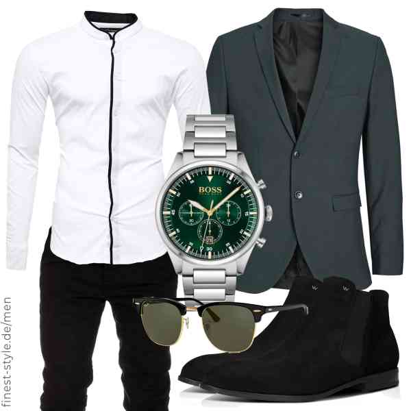 Top herren-Outfit im Finest-Trend-Style für ein selbstbewusstes Modegefühl mit tollen Produkten von JACK & JONES,Kayhan,Amaci&Sons,BOSS,Ray-Ban,WOJAS