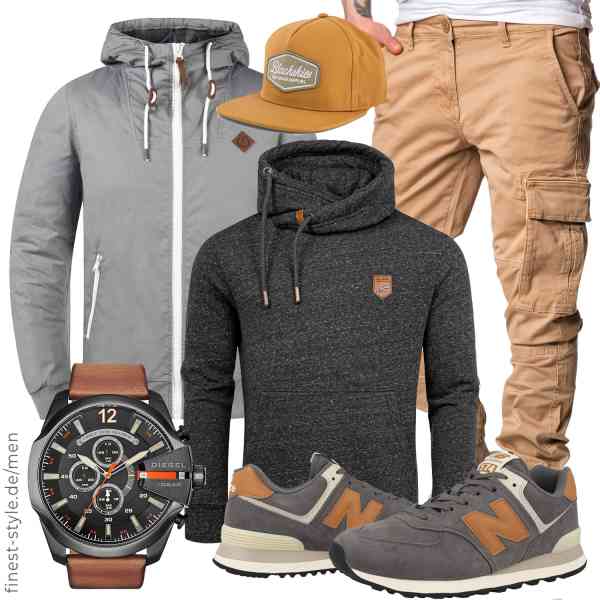 Top herren-Outfit im Finest-Trend-Style für ein selbstbewusstes Modegefühl mit tollen Produkten von Solid,Amaci&Sons,REPUBLIX,Diesel,Blackskies,New Balance