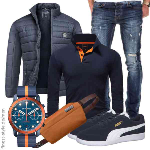 Top herren-Outfit im Finest-Trend-Style für ein selbstbewusstes Modegefühl mit tollen Produkten von Amaci&Sons,Amaci&Sons,Amaci&Sons,DeTomaso,Bellroy,PUMA