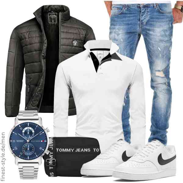 Top herren-Outfit im Finest-Trend-Style für ein selbstbewusstes Modegefühl mit tollen Produkten von Amaci&Sons,Amaci&Sons,Amaci&Sons,Tommy Hilfiger,Tommy Jeans,Nike