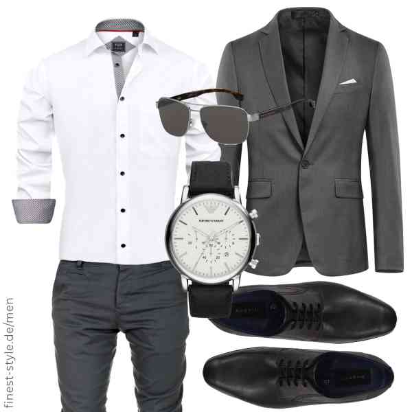 Top herren-Outfit im Finest-Trend-Style für ein selbstbewusstes Modegefühl mit tollen Produkten von Allthemen,J.VER,Amaci&Sons,Emporio Armani,BOSS,bugatti