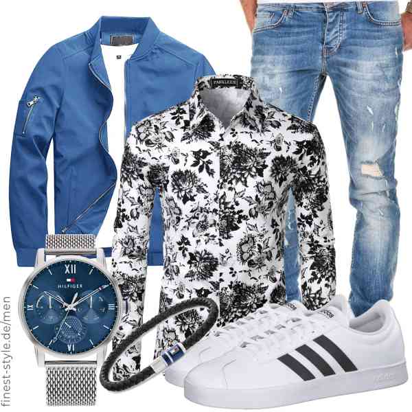 Top herren-Outfit im Finest-Trend-Style für ein selbstbewusstes Modegefühl mit tollen Produkten von KEFITEVD,PARKLEES,Amaci&Sons,Tommy Hilfiger,Tommy Hilfiger,adidas