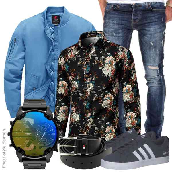 Top herren-Outfit im Finest-Trend-Style für ein selbstbewusstes Modegefühl mit tollen Produkten von donhobo,LucMatton,Amaci&Sons,Diesel,Tommy Hilfiger,adidas