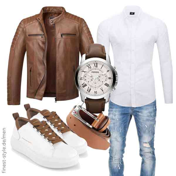 Top herren-Outfit im Finest-Trend-Style für ein selbstbewusstes Modegefühl mit tollen Produkten von Amaci&Sons,Kayhan,Amaci&Sons,Fossil,Tommy Hilfiger,ALEXANDER SMITH