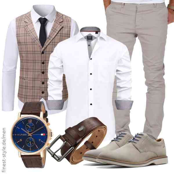 Top herren-Outfit im Finest-Trend-Style für ein selbstbewusstes Modegefühl mit tollen Produkten von J.VER,Clarks,Allthemen,Amaci&Sons,Tommy Hilfiger,CHAOREN