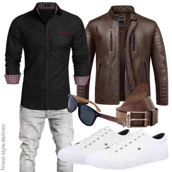 Top herren-Outfit im Finest-Trend-Style für ein selbstbewusstes Modegefühl mit tollen Produkten von Amaci&Sons,COOFANDY,Amaci&Sons,Holzwurm,Levi's,Tommy Hilfiger