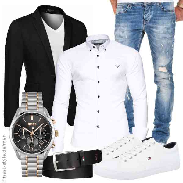 Top herren-Outfit im Finest-Trend-Style für ein selbstbewusstes Modegefühl mit tollen Produkten von COOFANDY,Kayhan,Amaci&Sons,BOSS,Tommy Hilfiger,Tommy Hilfiger