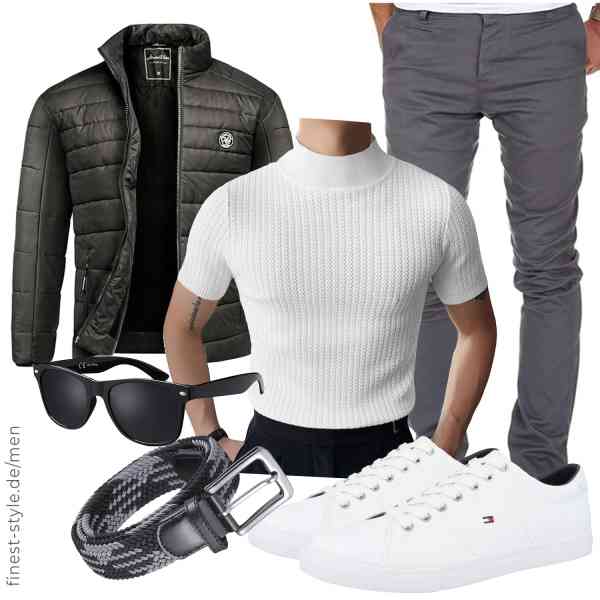 Top herren-Outfit im Finest-Trend-Style für ein selbstbewusstes Modegefühl mit tollen Produkten von Amaci&Sons,Caloter,Amaci&Sons,La Optica B.L.M.,Lovionus89,Tommy Hilfiger