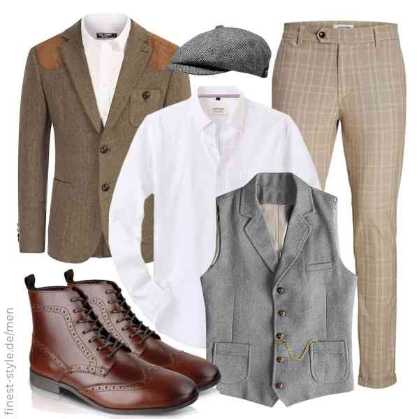 Top herren-Outfit im Finest-Trend-Style für ein selbstbewusstes Modegefühl mit tollen Produkten von PJ PAUL JONES,J.VER,JACK & JONES,Tuikayoo,WEROR,Silver Street London