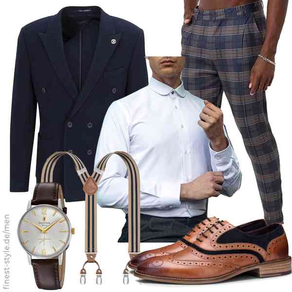 Top herren-Outfit im Finest-Trend-Style für ein selbstbewusstes Modegefühl mit tollen Produkten von steffenklein classy gentleman,Jack Martin London,Redbridge,Festina,Dresime,TruClothing.com