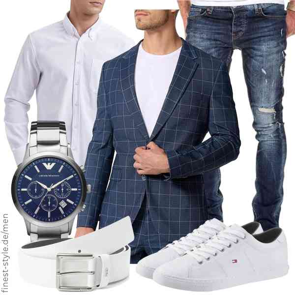 Top herren-Outfit im Finest-Trend-Style für ein selbstbewusstes Modegefühl mit tollen Produkten von JEFF,HISDERN,Amaci&Sons,Emporio Armani,BOSS,Tommy Hilfiger
