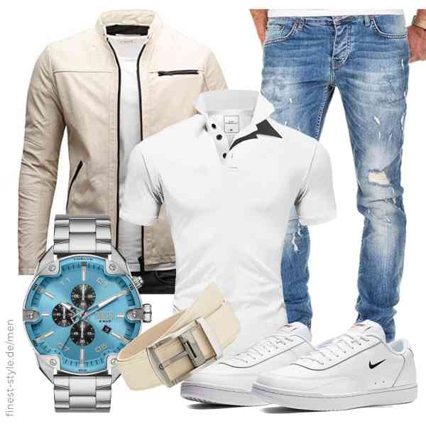 Top herren-Outfit im Finest-Trend-Style für ein selbstbewusstes Modegefühl mit tollen Produkten von Crone,Amaci&Sons,Amaci&Sons,Diesel,Anthoni Crown,Nike