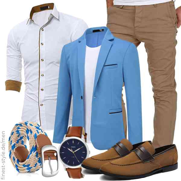 Top herren-Outfit im Finest-Trend-Style für ein selbstbewusstes Modegefühl mit tollen Produkten von Allthemen,Bruno Marc,Meilicloth,Amaci&Sons,Fossil,XZQTIVE
