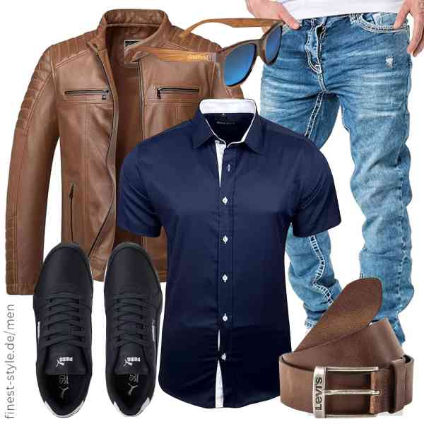 Top herren-Outfit im Finest-Trend-Style für ein selbstbewusstes Modegefühl mit tollen Produkten von Amaci&Sons,Baxboy,Amaci&Sons,Levi's,cloudfield,PUMA