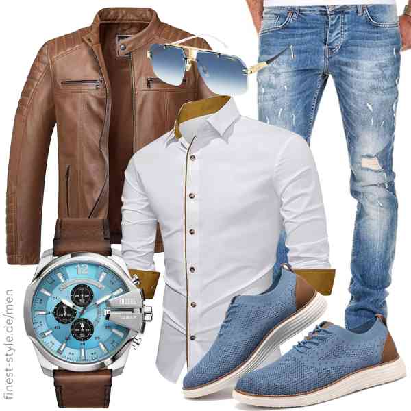 Top herren-Outfit im Finest-Trend-Style für ein selbstbewusstes Modegefühl mit tollen Produkten von Amaci&Sons,Meilicloth,Amaci&Sons,Diesel,Carrera,VILOCY