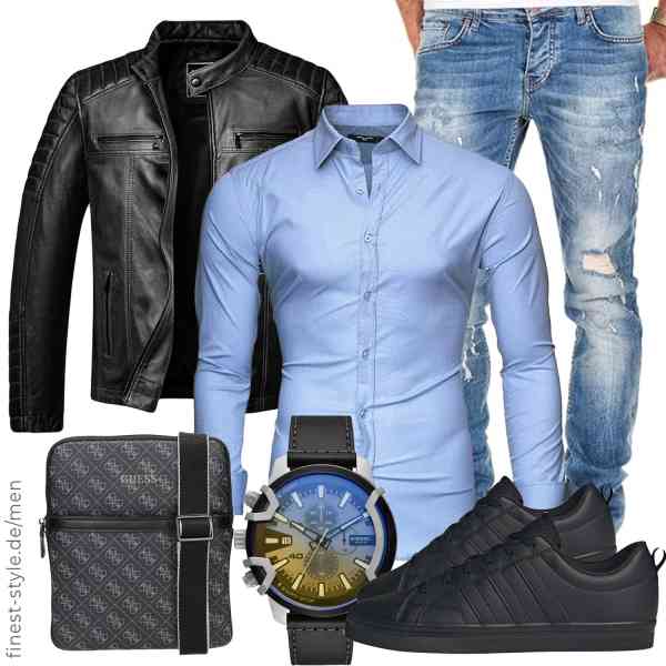 Top herren-Outfit im Finest-Trend-Style für ein selbstbewusstes Modegefühl mit tollen Produkten von Amaci&Sons,Kayhan,Amaci&Sons,Diesel,GUESS,adidas