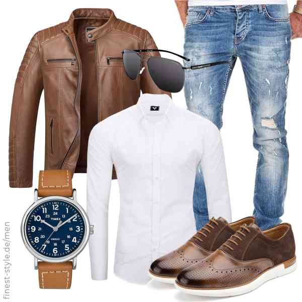 Top herren-Outfit im Finest-Trend-Style für ein selbstbewusstes Modegefühl mit tollen Produkten von Amaci&Sons,Kayhan,Amaci&Sons,Timex,CREYESTAL,MEIJIANA