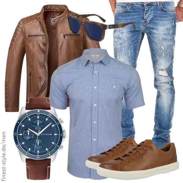 Top herren-Outfit im Finest-Trend-Style für ein selbstbewusstes Modegefühl mit tollen Produkten von Amaci&Sons,Xact,Amaci&Sons,Tommy Hilfiger,Lacoste,Clarks