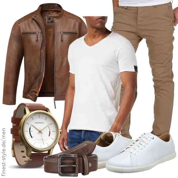 Top herren-Outfit im Finest-Trend-Style für ein selbstbewusstes Modegefühl mit tollen Produkten von Amaci&Sons,Replay,Amaci&Sons,Garmin,Jan Vanderstorm,Cole Haan