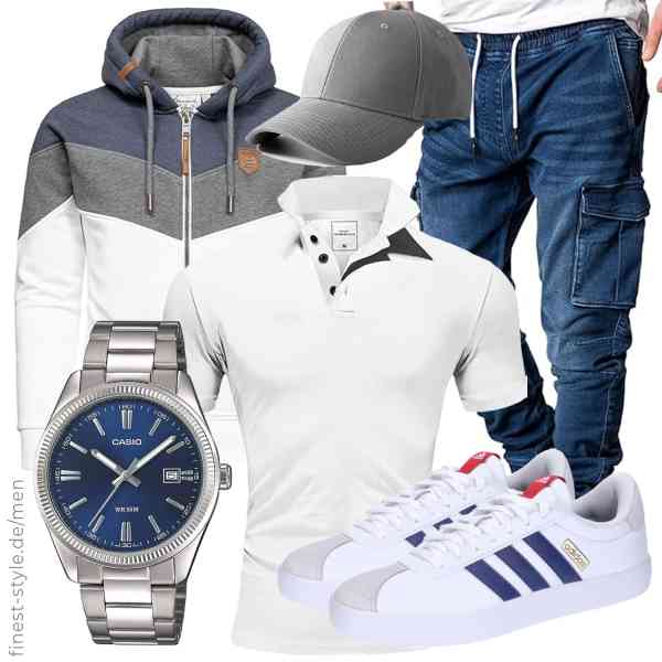 Top herren-Outfit im Finest-Trend-Style für ein selbstbewusstes Modegefühl mit tollen Produkten von Amaci&Sons,Amaci&Sons,Amaci&Sons,Casio,Artexia,adidas