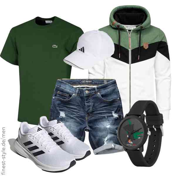 Top herren-Outfit im Finest-Trend-Style für ein selbstbewusstes Modegefühl mit tollen Produkten von Amaci&Sons,Lacoste,Amaci&Sons,Lacoste,adidas,adidas