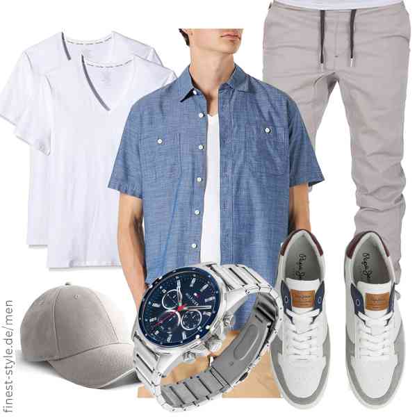 Top herren-Outfit im Finest-Trend-Style für ein selbstbewusstes Modegefühl mit tollen Produkten von Amazon Essentials,Calvin Klein,Amaci&Sons,Tommy Hilfiger,Artexia,Pepe Jeans