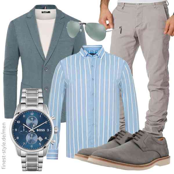 Top herren-Outfit im Finest-Trend-Style für ein selbstbewusstes Modegefühl mit tollen Produkten von PJ PAUL JONES,Redbridge,Amaci&Sons,BOSS,Ray-Ban,Clarks