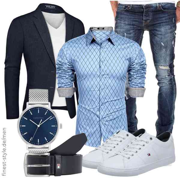 Top herren-Outfit im Finest-Trend-Style für ein selbstbewusstes Modegefühl mit tollen Produkten von PJ PAUL JONES,COOFANDY,Amaci&Sons,Calvin Klein,Tommy Hilfiger,Tommy Hilfiger