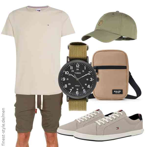 Top herren-Outfit im Finest-Trend-Style für ein selbstbewusstes Modegefühl mit tollen Produkten von Tommy Jeans,Amaci&Sons,Timex,Fjäll Räven,KALIDI,Tommy Hilfiger